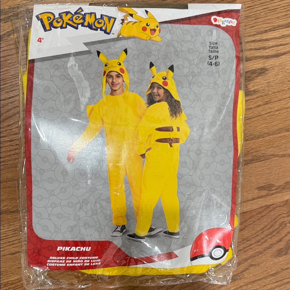 Pokemon Pikachu Kids Costume - Bright Yellow